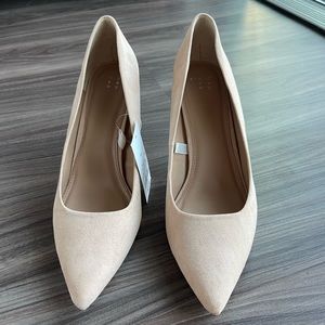 A NEW DAY | size 10 beige heels, new with tags